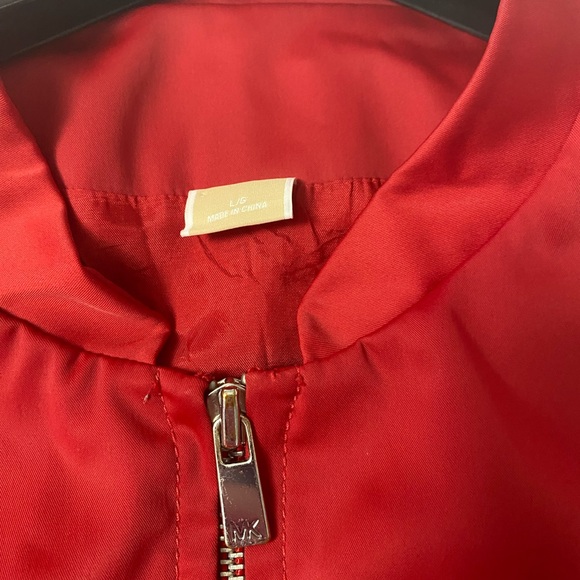 Michael Kors Satin Bomber Jacket size L - Picture 6 of 9